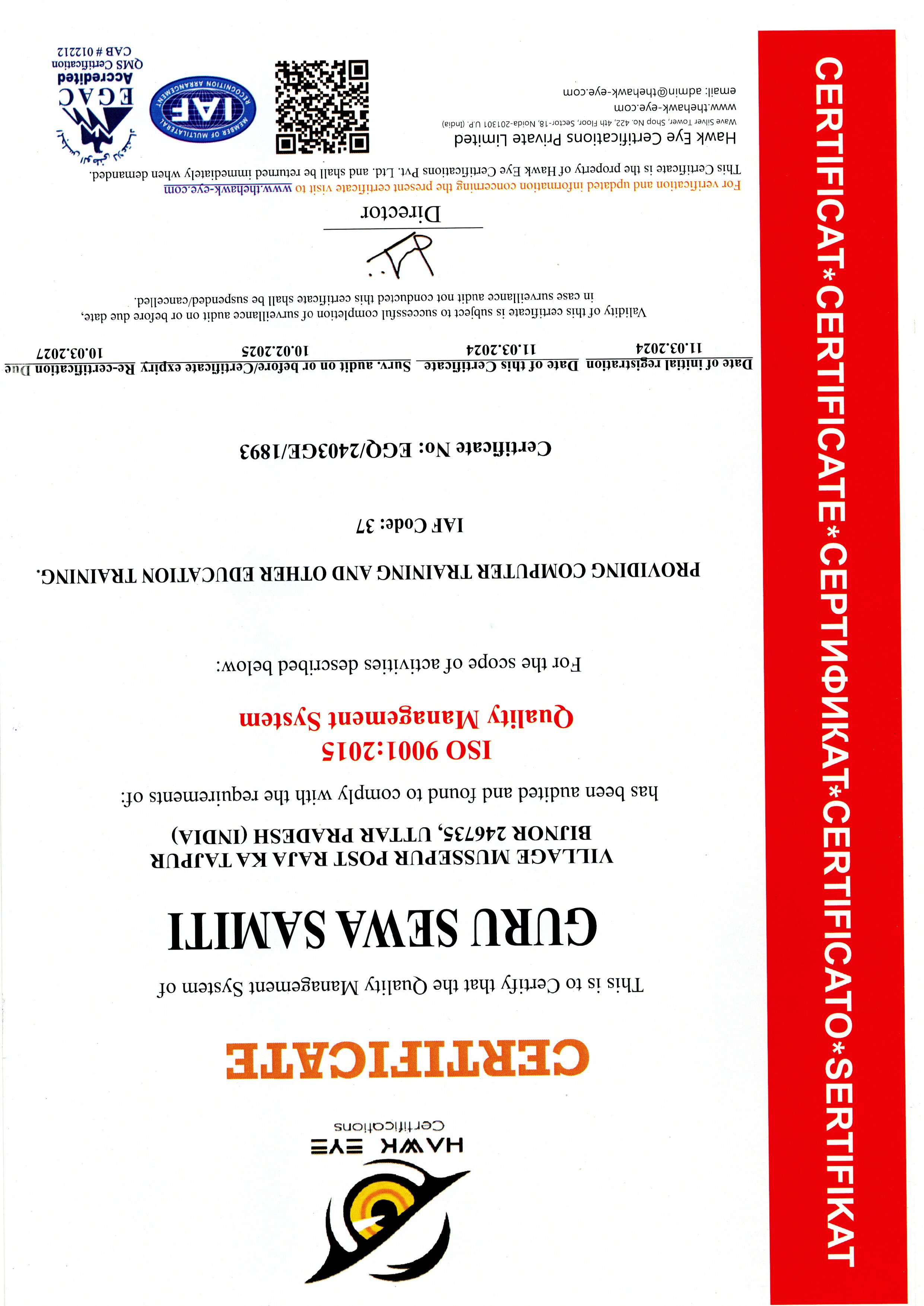 ISO 9001:2015
